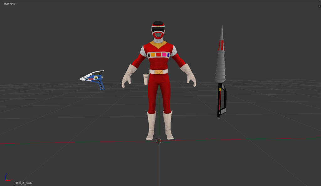 Andros - Power Rangers In Space Red by Kaito-Overlord on DeviantArt