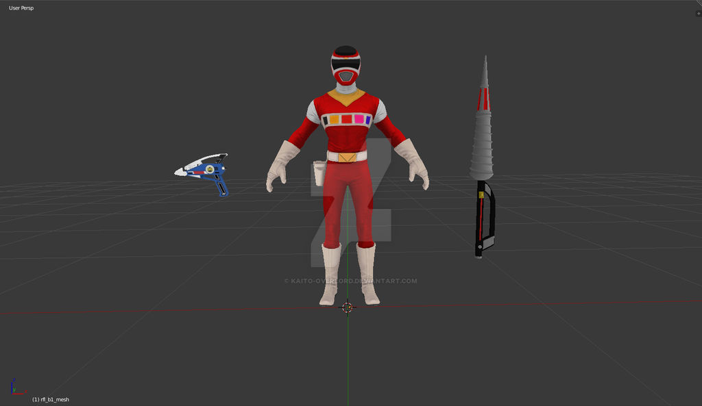 Andros - Power Rangers In Space Red by Kaito-Overlord on DeviantArt