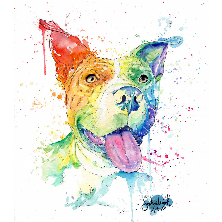 Riley - Pet Portrait Commission by SophieLeighArt on DeviantArt