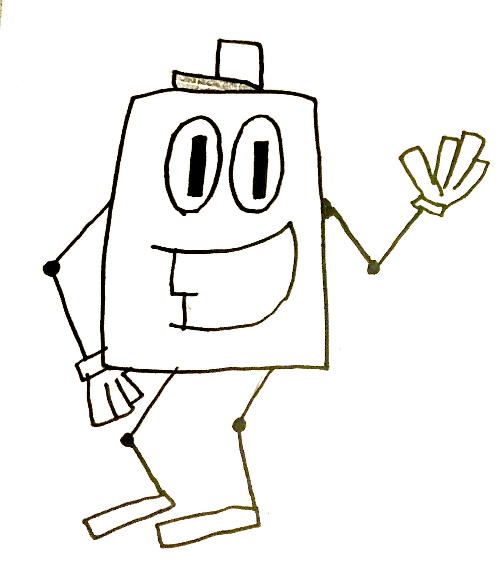Gift: Guy the rectangle man by D4nnyBoi on DeviantArt