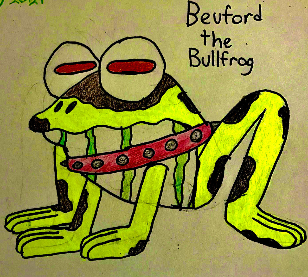 The D4nnyverse: Beuford the Bullfrog by D4nnyBoi on DeviantArt