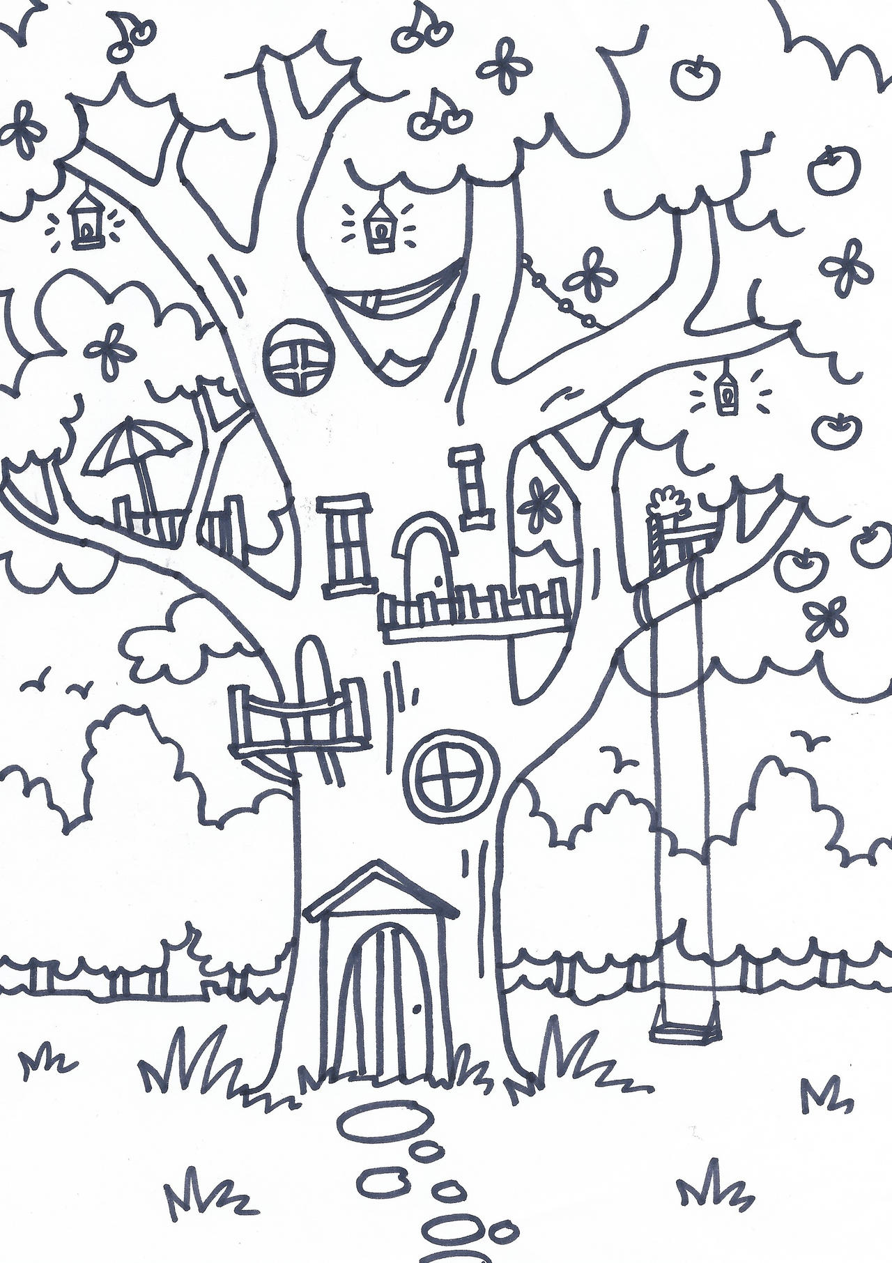 Magic Faraway Tree Colouring Pages