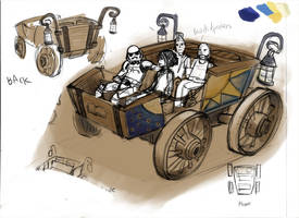 cart concept with passengers