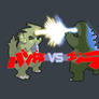 Tyranitar VS Godzilla Shirt Design