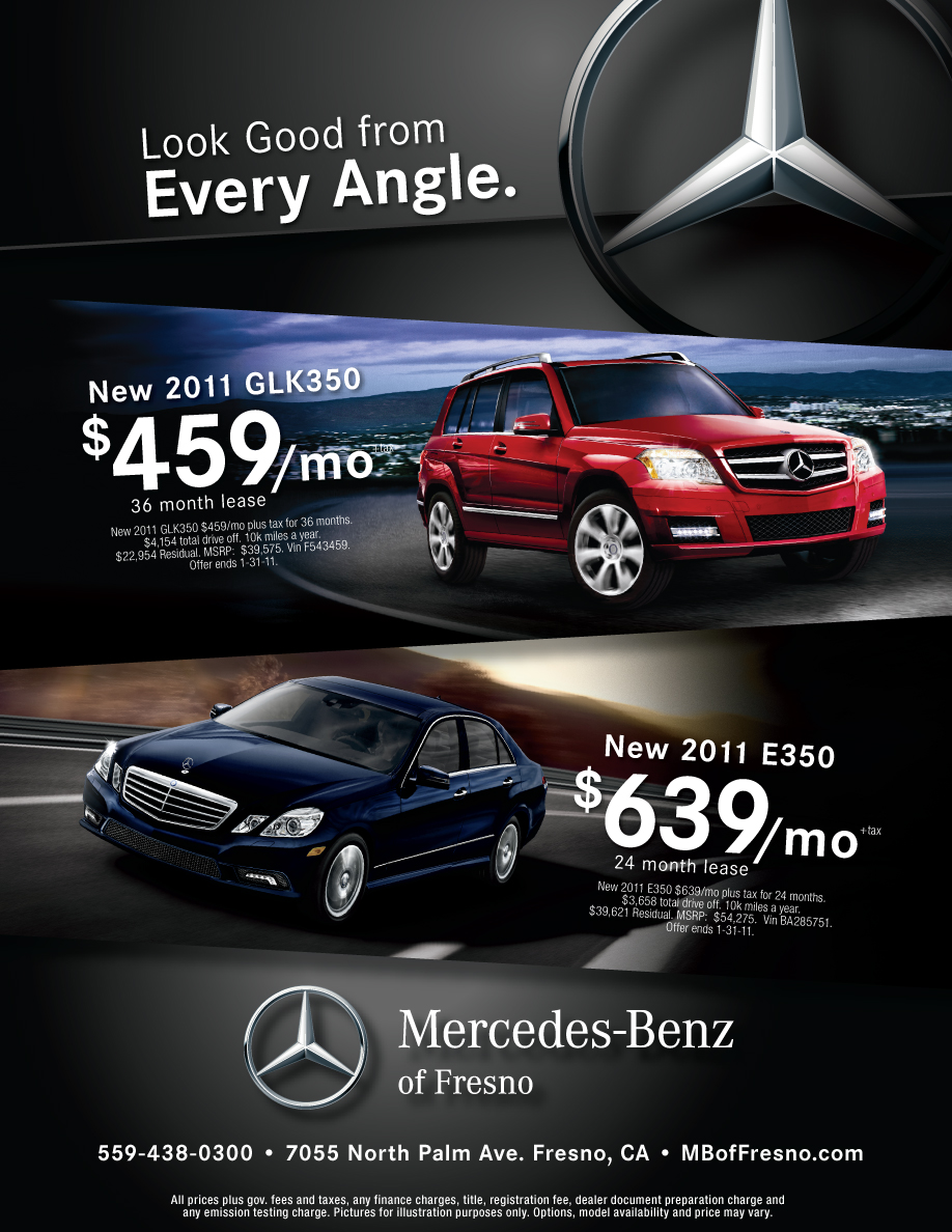 Mercedes ad for Fresno Chamber