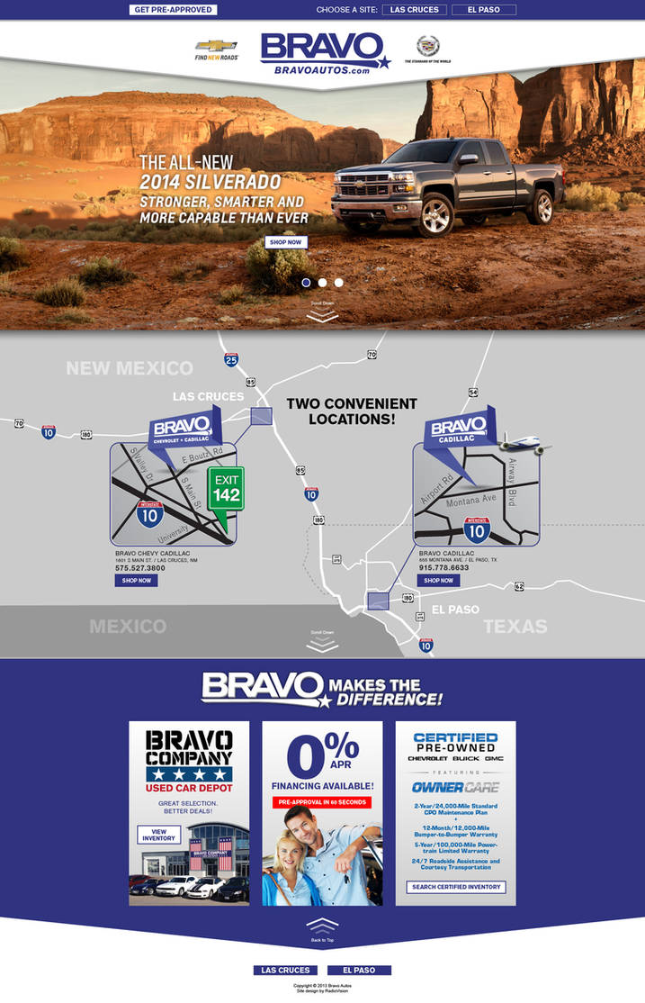 Bravo Chevrolet Landing Page by tlsivart