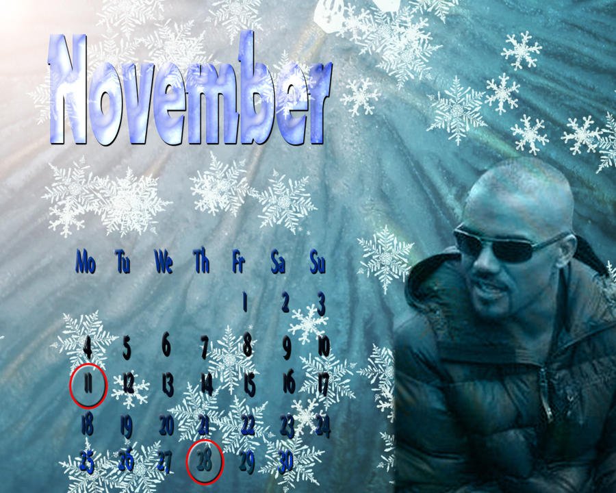 Shemar Moore Calendar November 2013 by Sabkay on DeviantArt