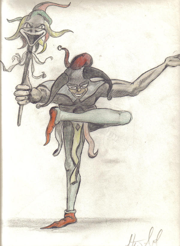 Jester Back Deviantart The jester by stewartstorm on DeviantArt