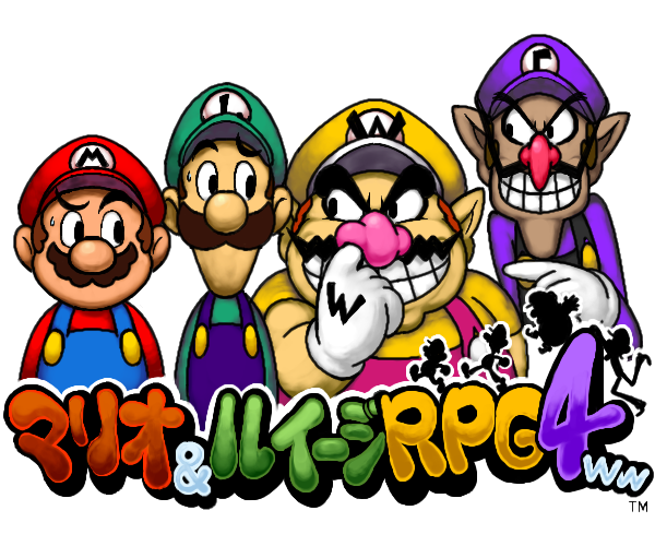 Mario,Luigi,Wario and Waluigi RPG 4ww