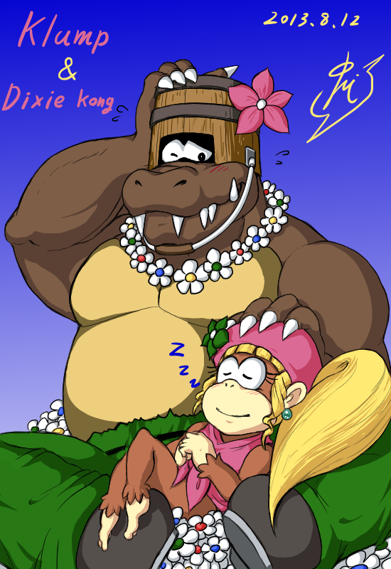 Klump and Dixie Kong