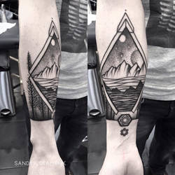 Mountain on my skin