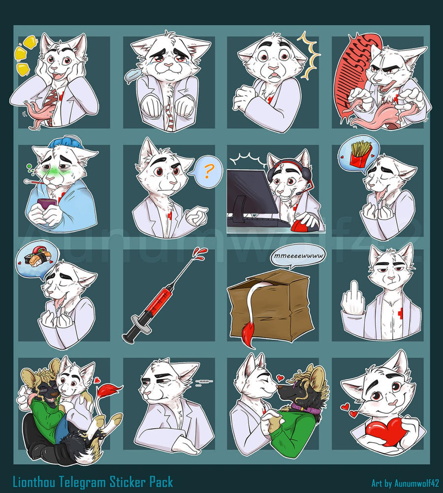 Lionthou Telegram stickers