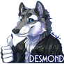 Desmond digital badge [commission]