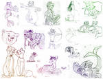 Disney Character Drawings
