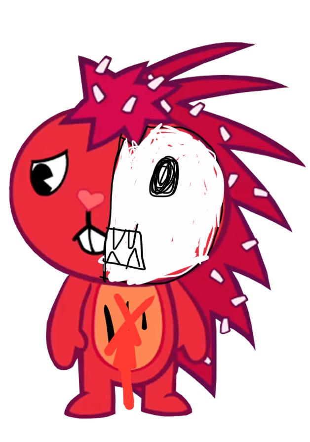 HTF Creepy Flaky by KarIar5 on DeviantArt