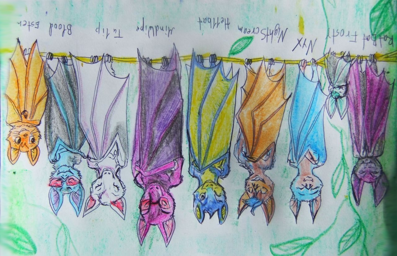 Colorful Bats Deviantart Trans-bats by TiElGar on DeviantArt