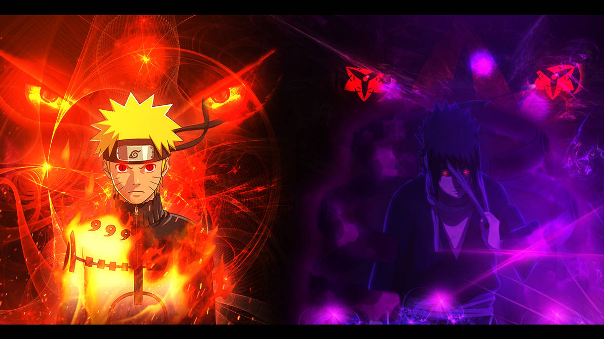 Naruto Sasuke Wallpaper by Hahoumah on DeviantArt
