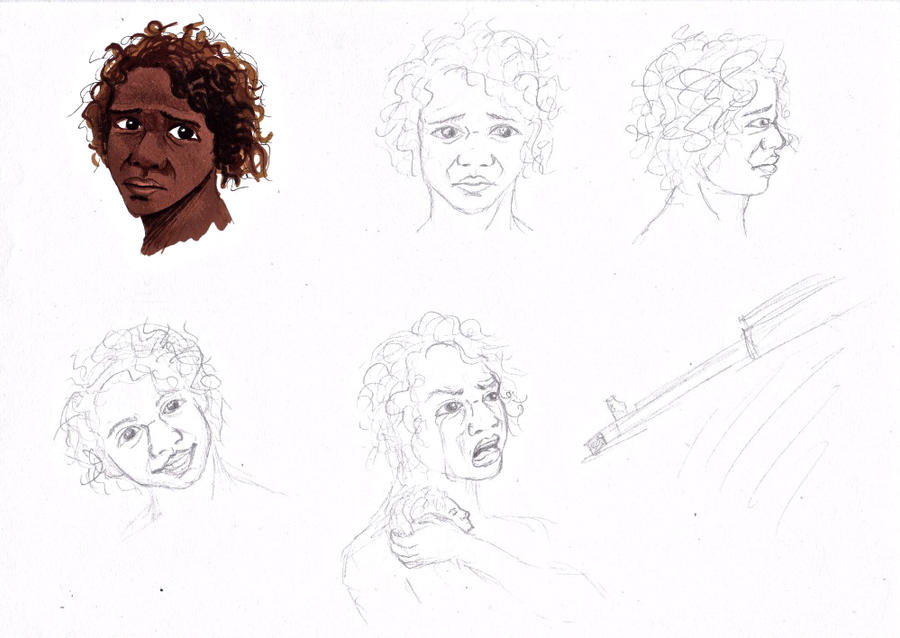 Simple Rough Art Style A rough sketch design by ArtDelux on DeviantArt