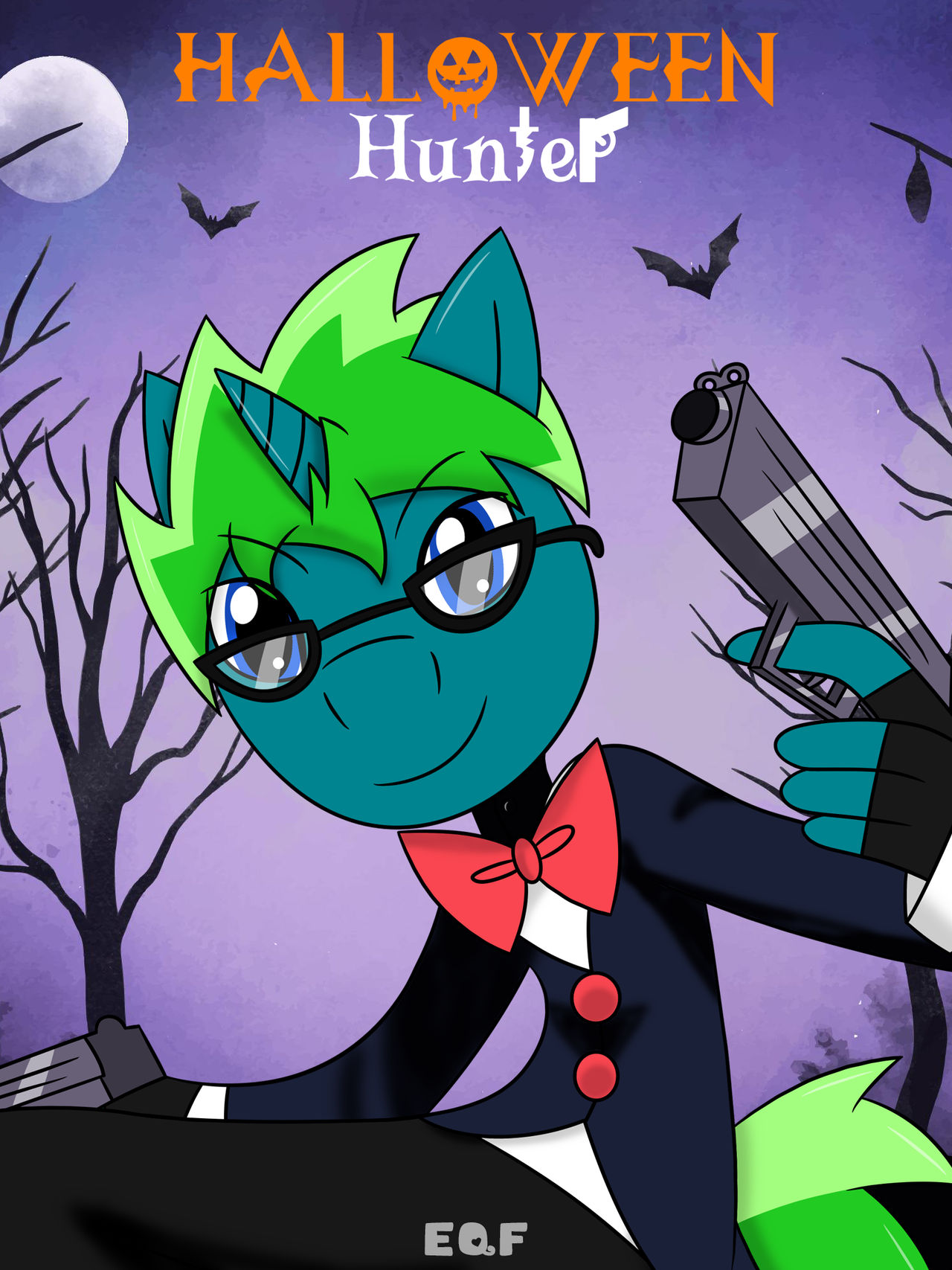 Blue Tech (Moxxie Costume) - Halloween Hunter by EQF18 on DeviantArt