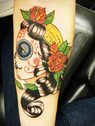 Day of the dead gypsy tat