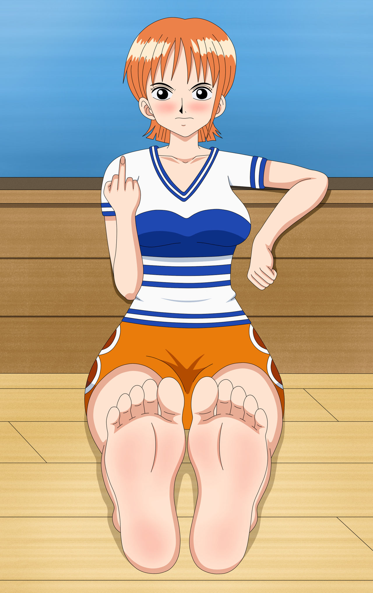 Nami Insole Nami's Angry Soles by Ihaccer on DeviantArt