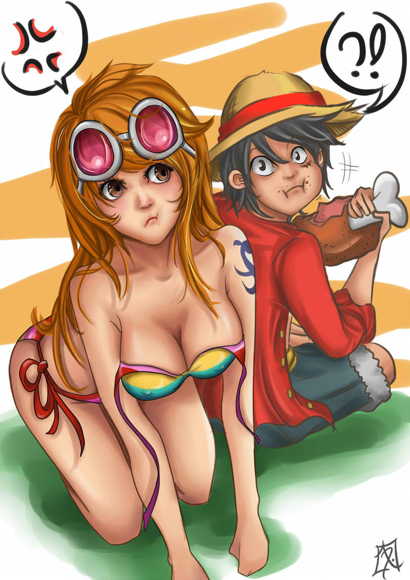 Nami and Luffy