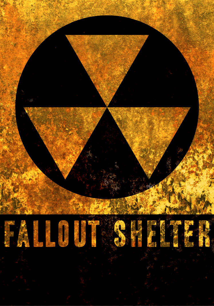 Vintage Fallout Shelter sign by arachnidsGonad on DeviantArt