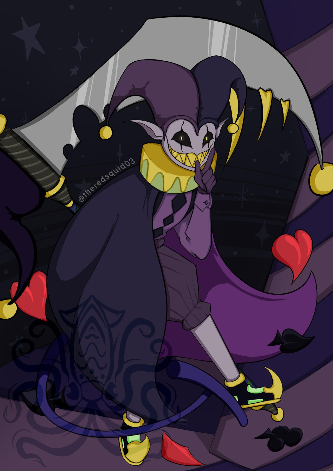 Shimeji Rjevil Jevil (Redraw) by TheRedSquid03 on DeviantArt
