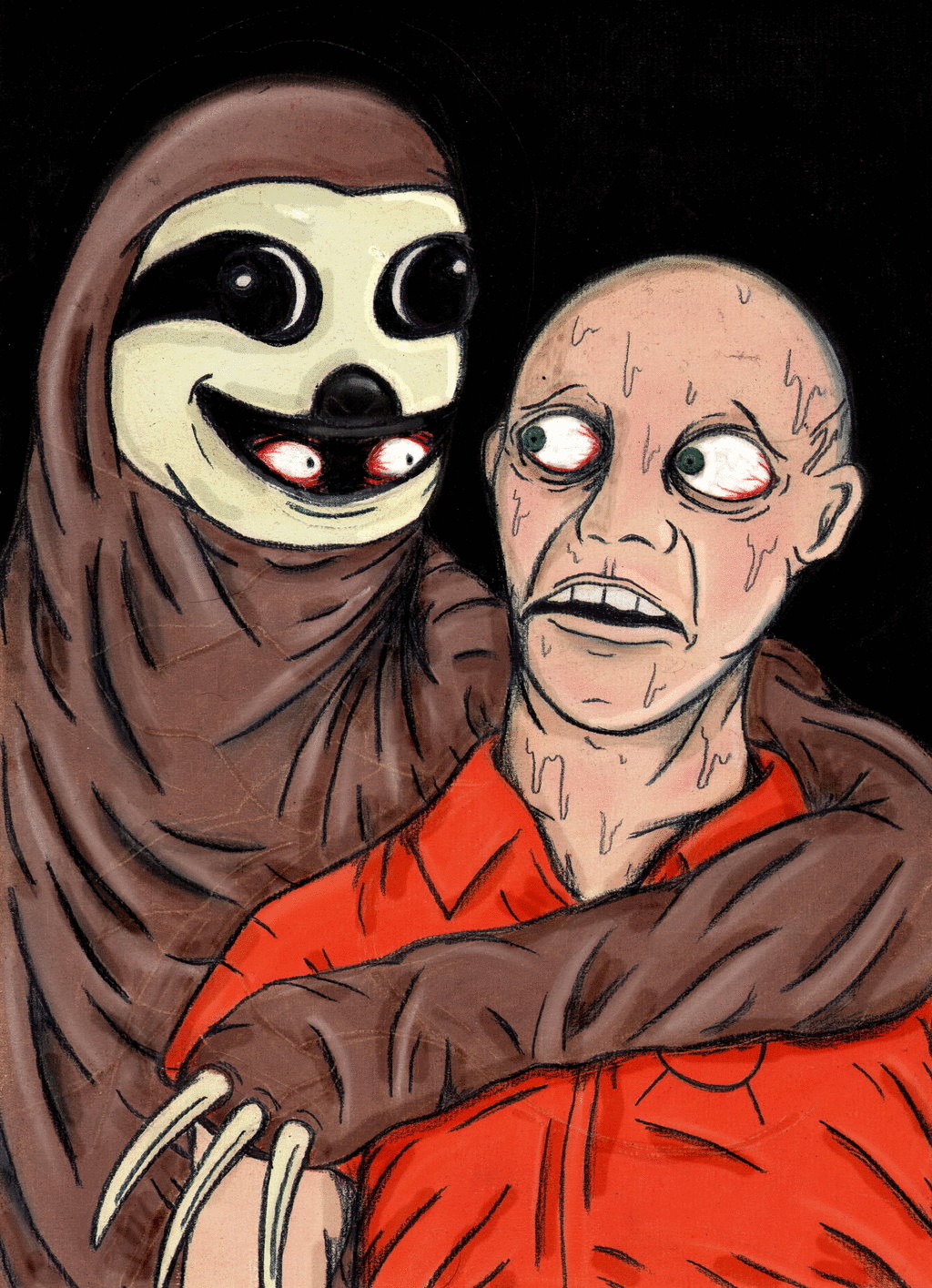 Sloth Scp SCP-2774 The Slow Burn Sloth by charcoalman on DeviantArt