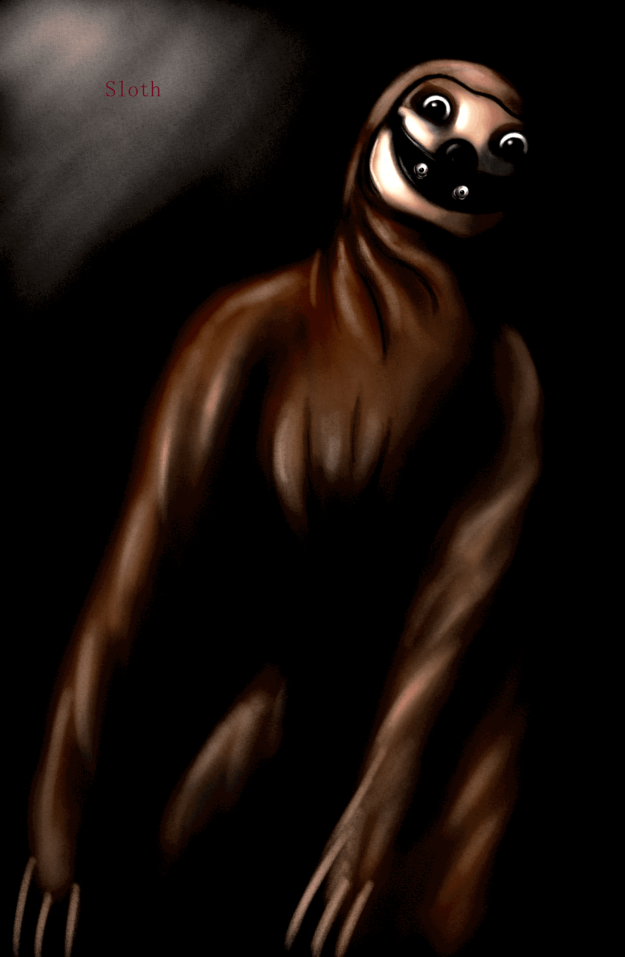 Sloth Scp SCP-2774 This Sloth Can See You by charcoalman on DeviantArt