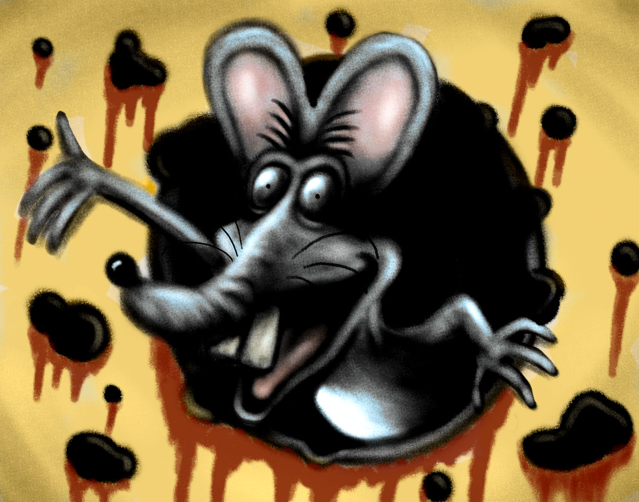 He ain't no ghost he's the most he's RAP RAT! by charcoalman on DeviantArt