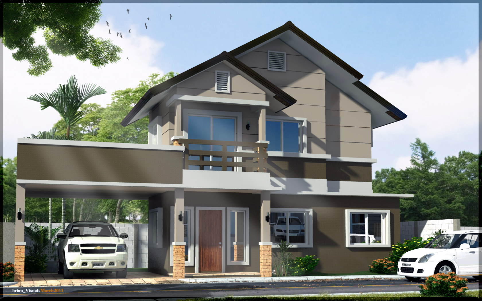 Model House, Villa Alexandra Subd.