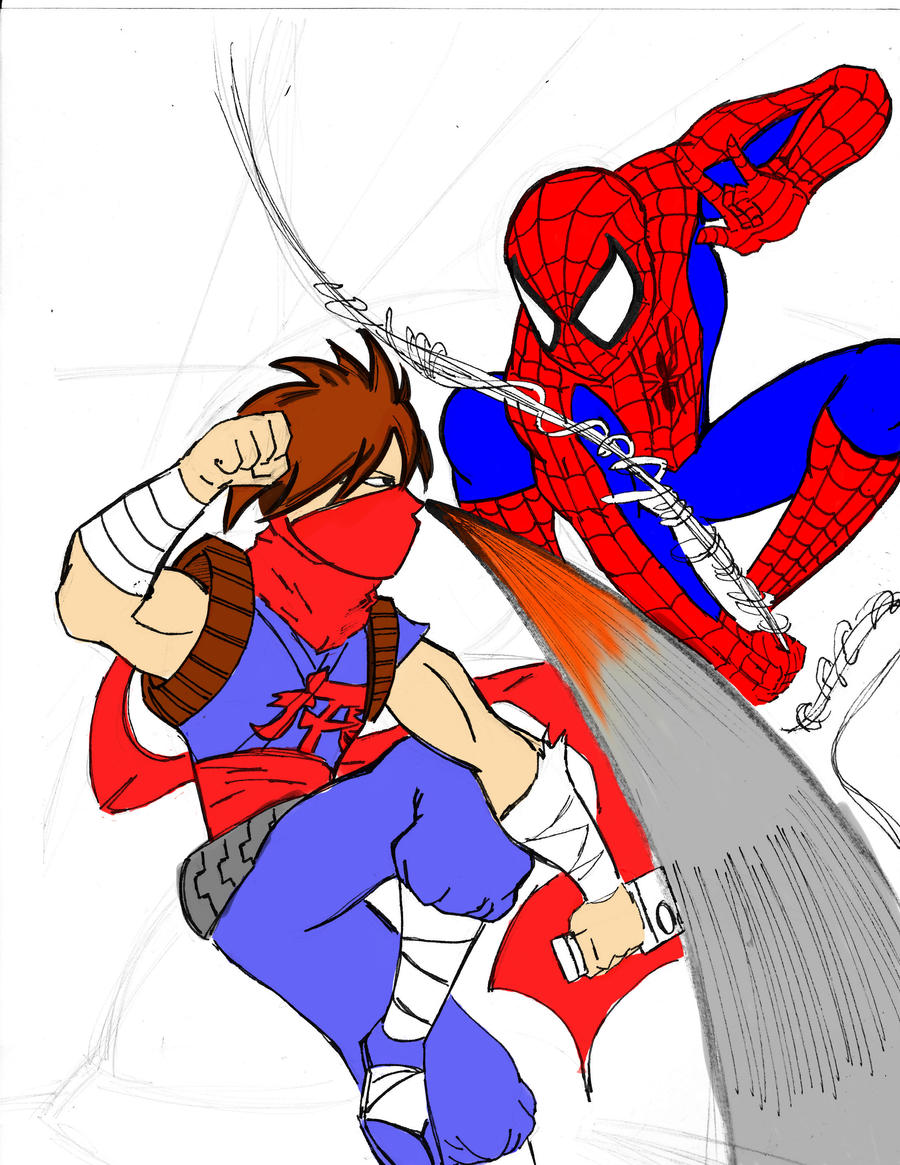 Spiderman vs Strider Hiryu