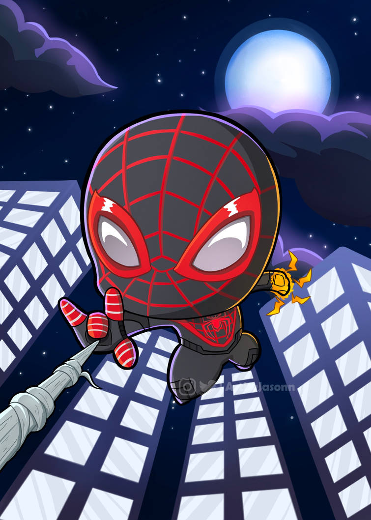 Chibi Miles Morales by jasonart0116 on DeviantArt