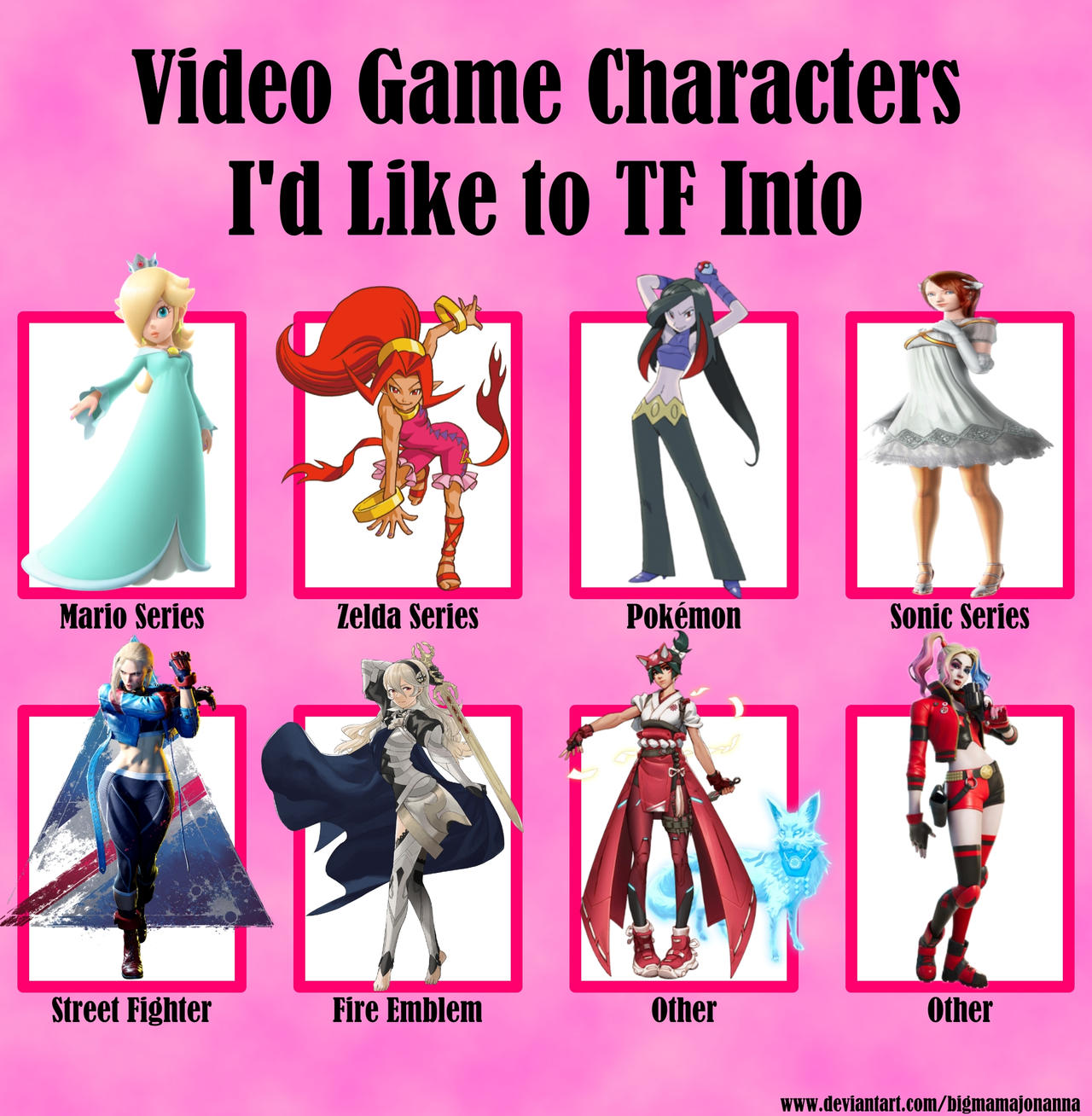 Games Characters. Deviantart Video games characters tf list by TheAmazingTGWriter on DeviantArt