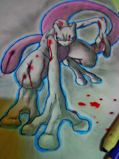 Mewtwo Lettering Mewtwo by Lumanik on DeviantArt