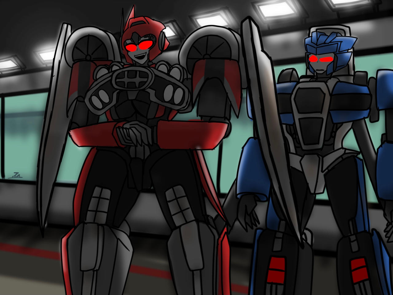 Shatter and dropkick by TonKaoSAIT on DeviantArt