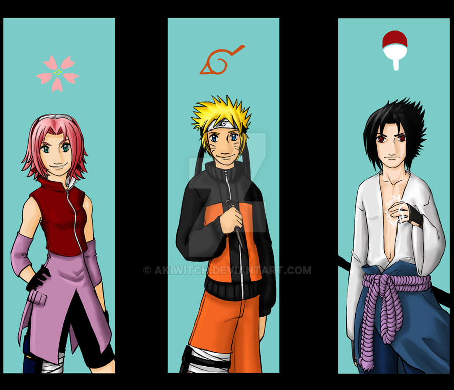 naruto bookmark print by akiwitch on deviantart
