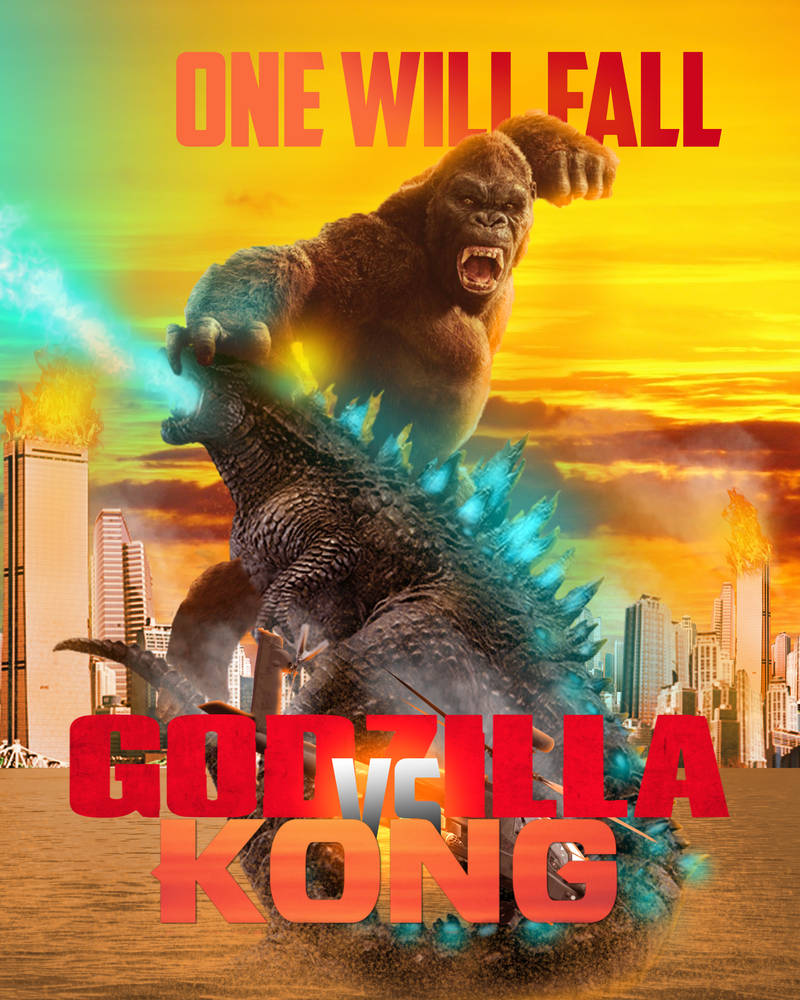 Godzilla Vs Kong Fan made poster by johnmc0007 on DeviantArt