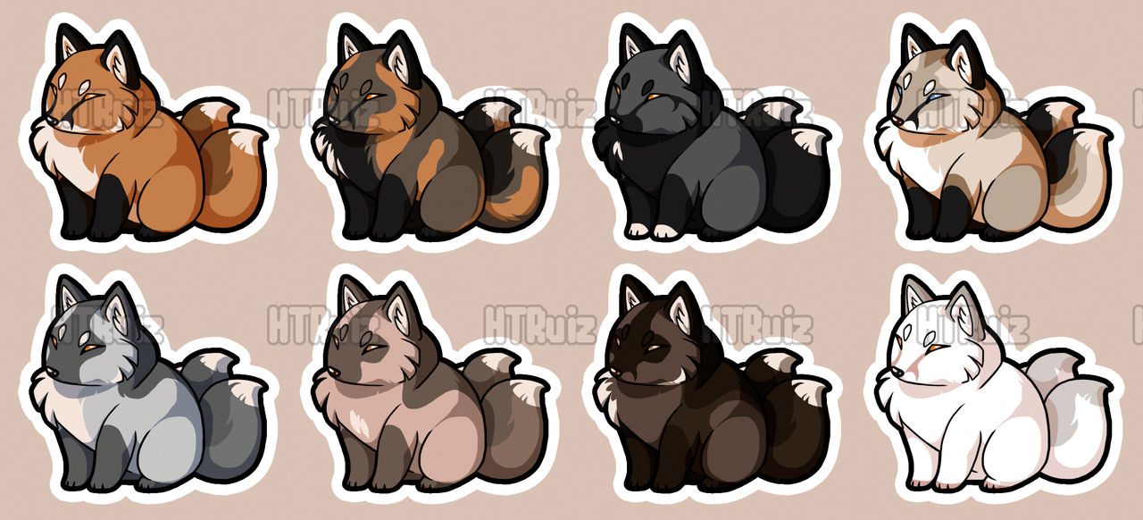 Colours of Kitsune by HTRuiz on DeviantArt