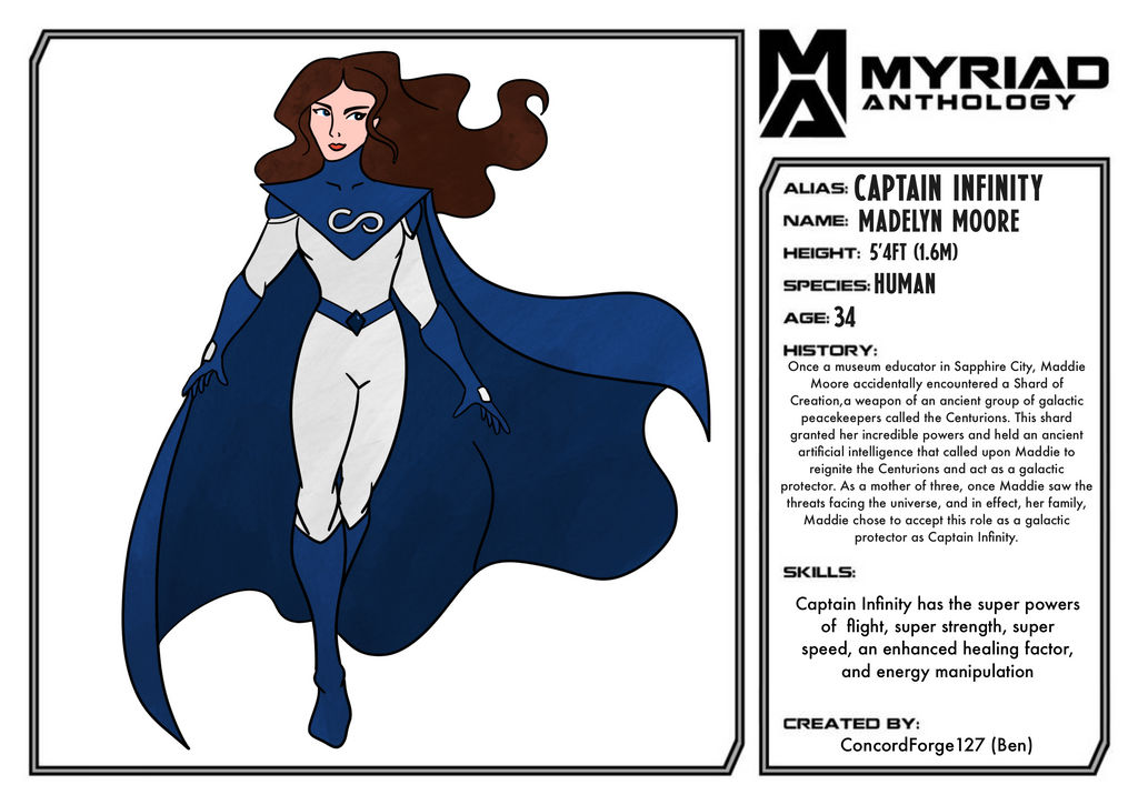 Captain Infinity- Myriad Anthology Bio by ConcordForge127 on DeviantArt