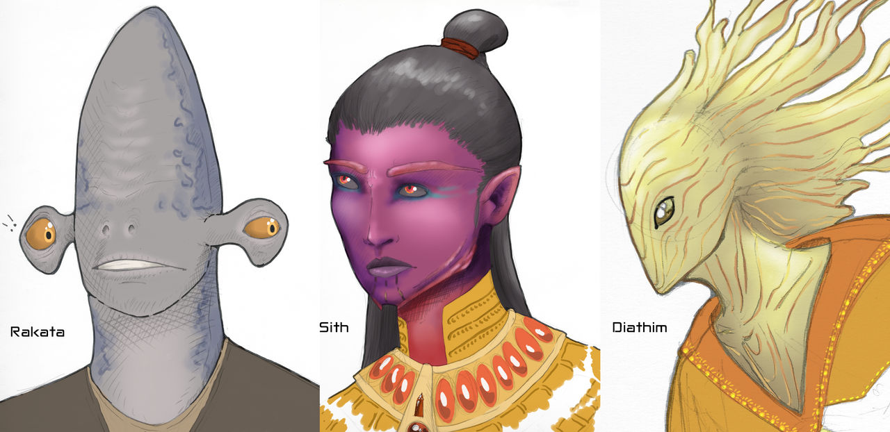 Star Wars Alien Species -4 by aireona93 on DeviantArt