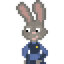 Judy Hopps Pixel Art