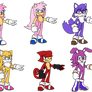 PINY girls in Sonic style