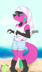 Commission 9~ At the Beach by Alexis-Faustus