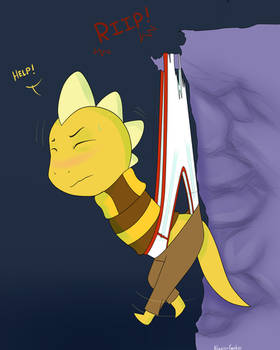 Monster Wedgie by Alexis-Faustus