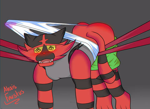 Incineroar Wedgie 