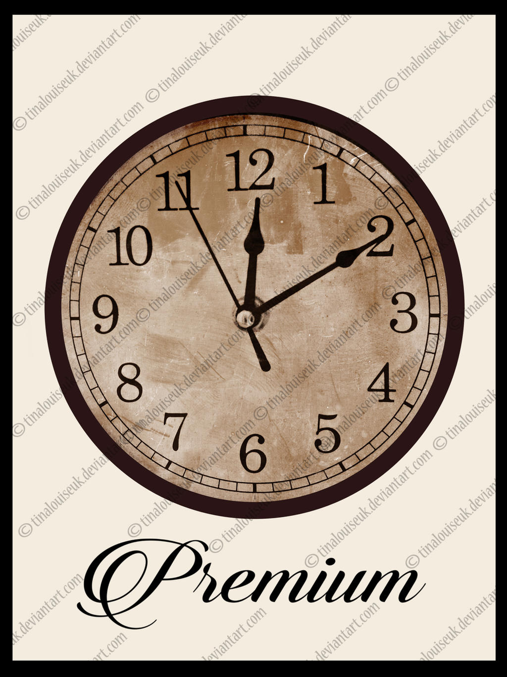 Old Clock Face png