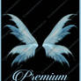 Blue Transparent wings png