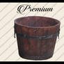 Wooden bucket png